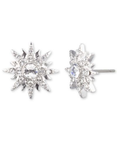 Givenchy серьги-гвоздики Crystal Star Cluster