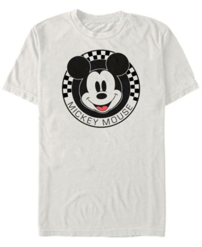 Fifth Sun Men's Mickey Checkered Short Sleeve T-Shirt