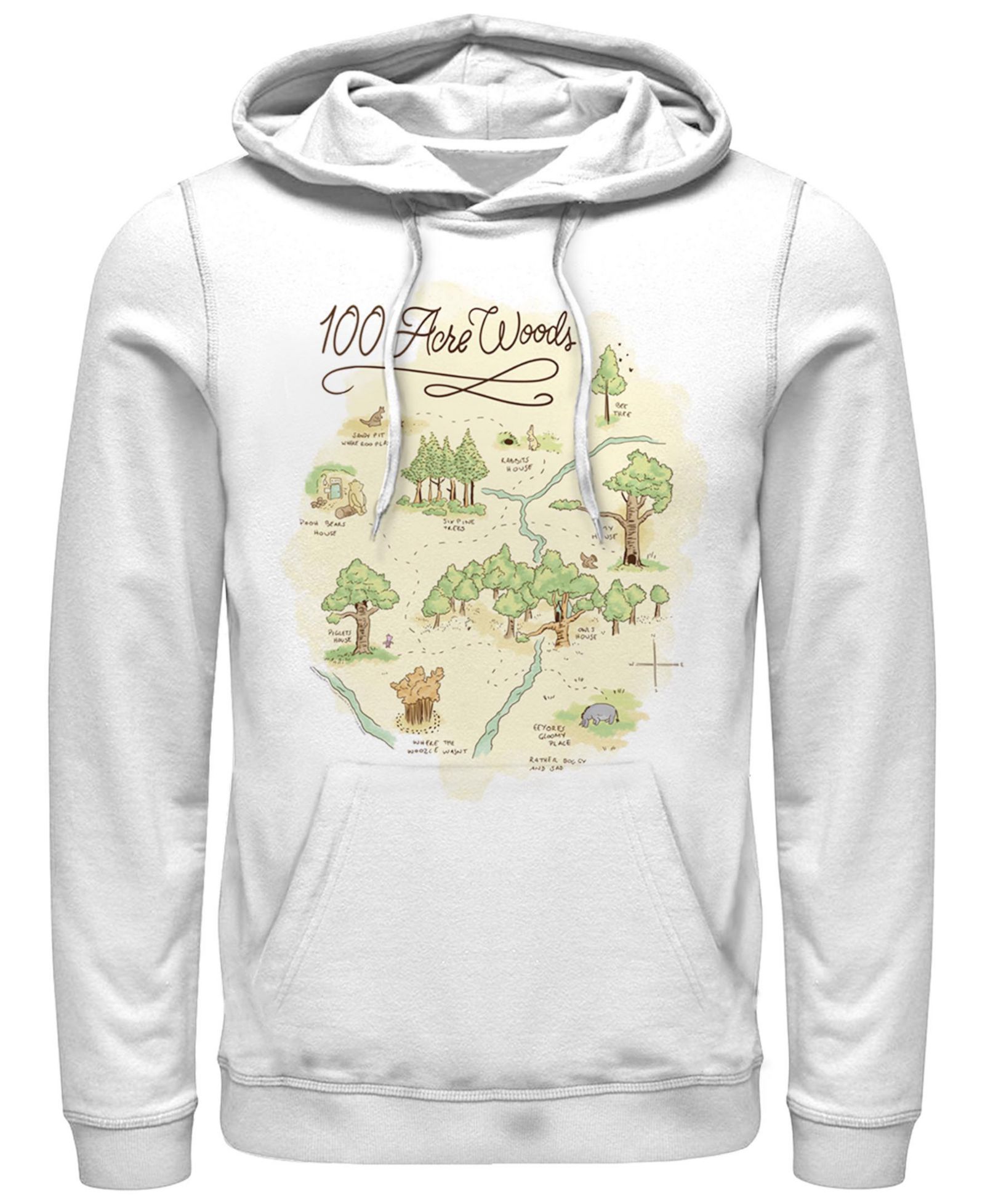 Fifth Sun Мужское худи Long Sleeve 100 Acre Map