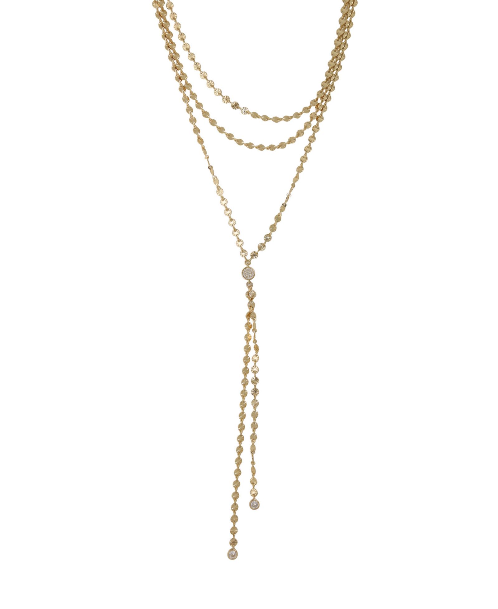 ETTIKA Колье Lariat с многослойными цепями Fancy