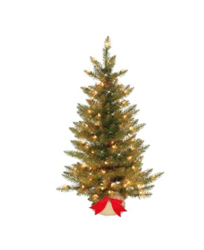 Puleo искусственная ель Fraser Fir Slim Pre-Lit, 3"