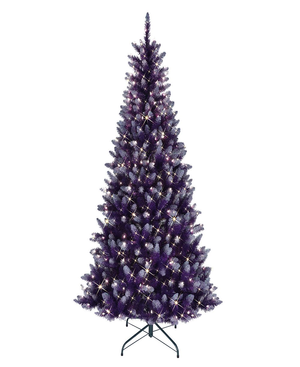 Puleo 6.5FT Pre-Lit Fashion Artificial Christmas Tree