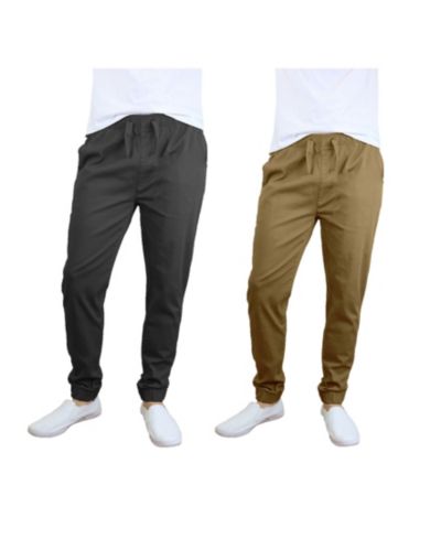 Мужские джоггеры Galaxy By Harvic Basic Stretch Twill, упаковка 2 шт