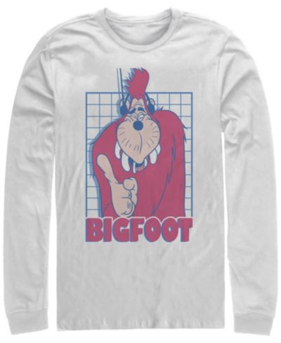 Мужская футболка с длинным рукавом Fifth Sun A Goofy Movie Jamming Bigfoot, круглый вырез