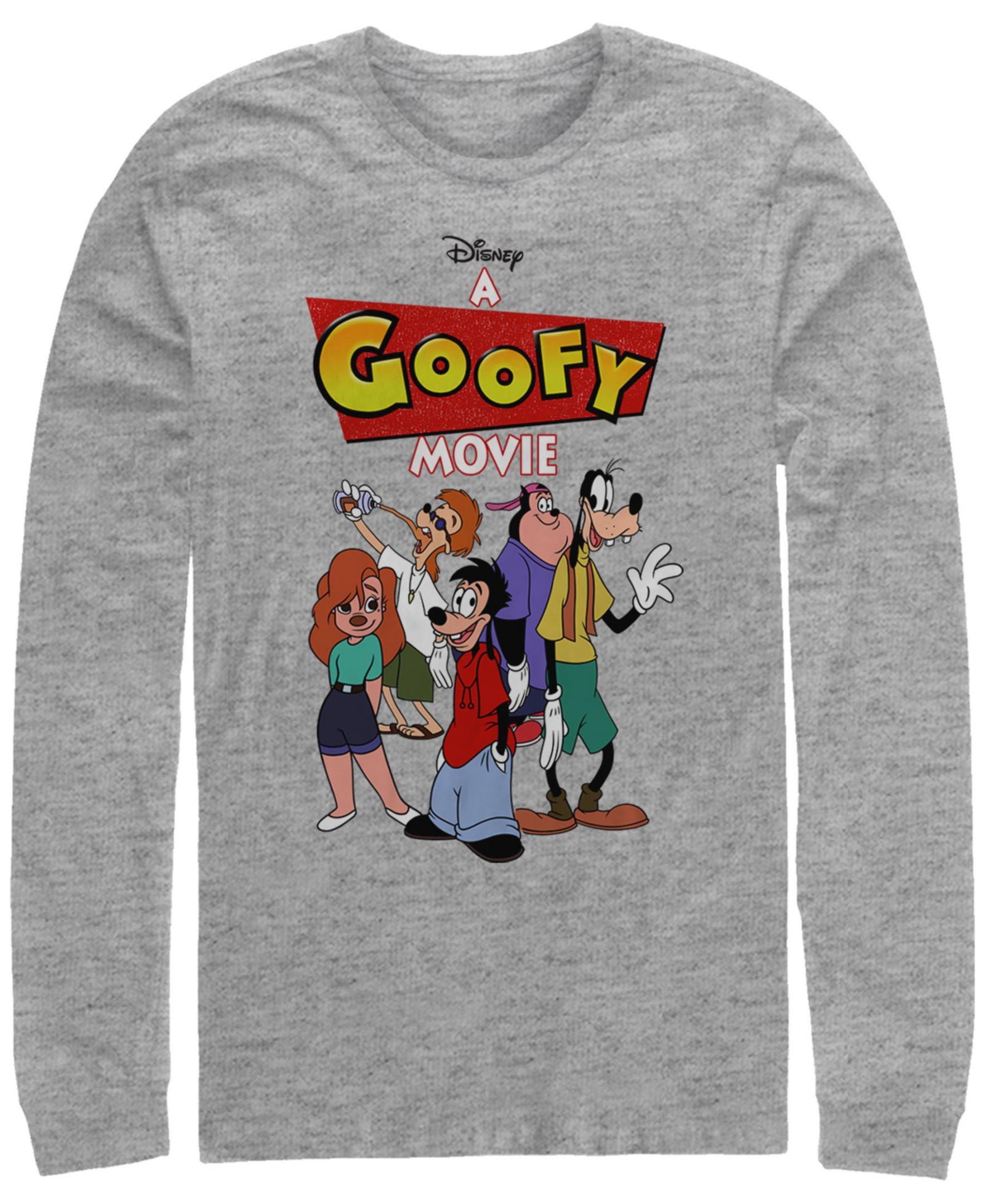 Fifth Sun мужская футболка с длинным рукавом и круглым вырезом «A Goofy Movie» логотип