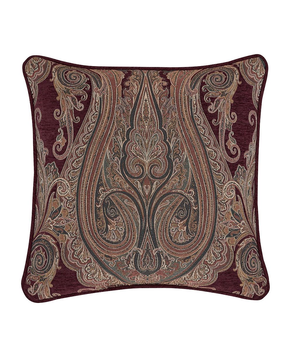 J Queen New York Garnet Decorative Pillow, 20" x 20"
