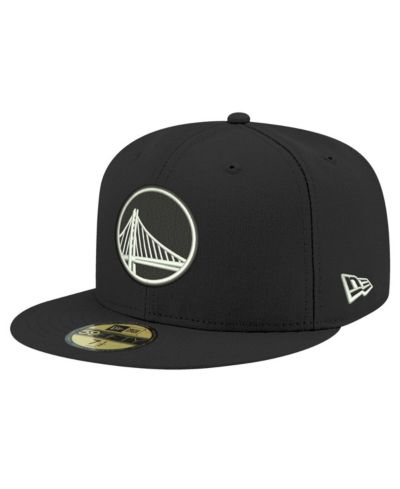 Мужская кепка New Era Black Golden State Warriors 59FIFTY Fitted