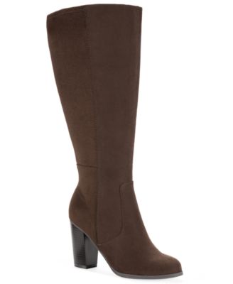 Style & Co Женские ботиботы на молнии, Extra Wide Calf, Addyy