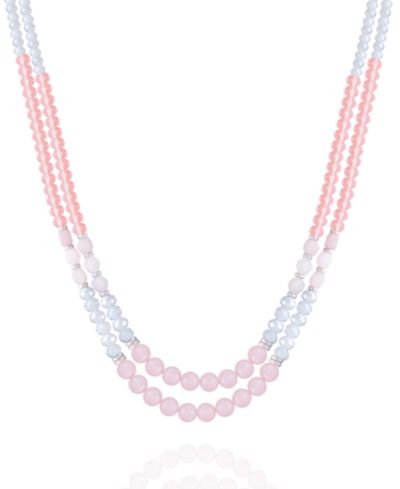 T Tahari Women's Lovely Baubles Beaded Statement Necklace