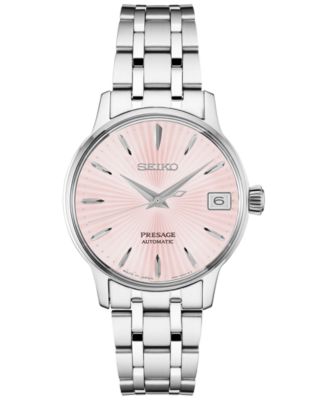 Seiko Женские автоматические часы Presage Stainless Steel 33.8MM