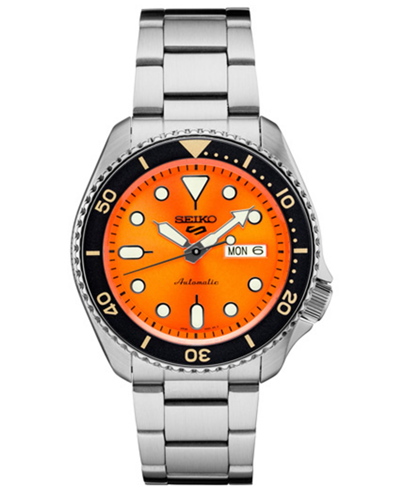 Seiko Men's Automatic 5 Sport Stainless Steel Bracelet Watch 40mm