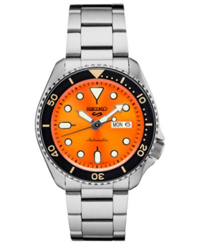 Seiko Мужские автоматические часы 5 Sport Stainless Steel Bracelet 40mm