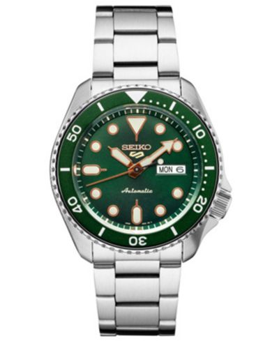 Seiko Мужские автоматические часы 5 Sport Stainless Steel Bracelet 42.5mm