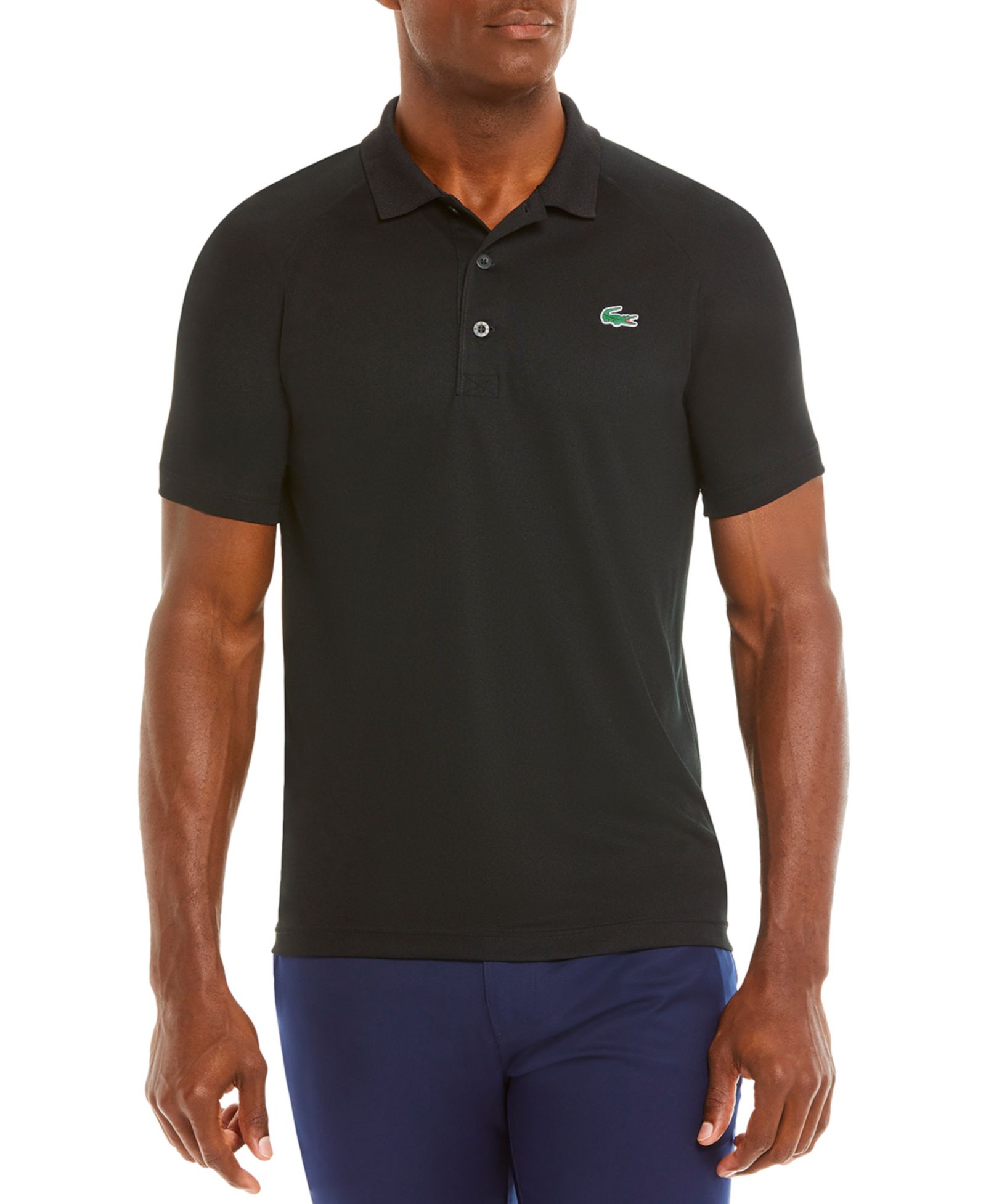 Lacoste Men's Breathable Run-Resistant Interlock Polo Shirt