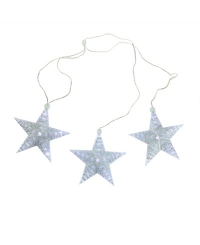 Рождественские гирлянды Northlight 3 LED Cascading Snowfall Star, прозрачный провод