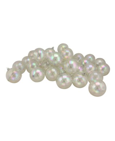 Шары для украшения Northlight Clear Iridescent Shatterproof Shiny Christmas Ball Ornaments