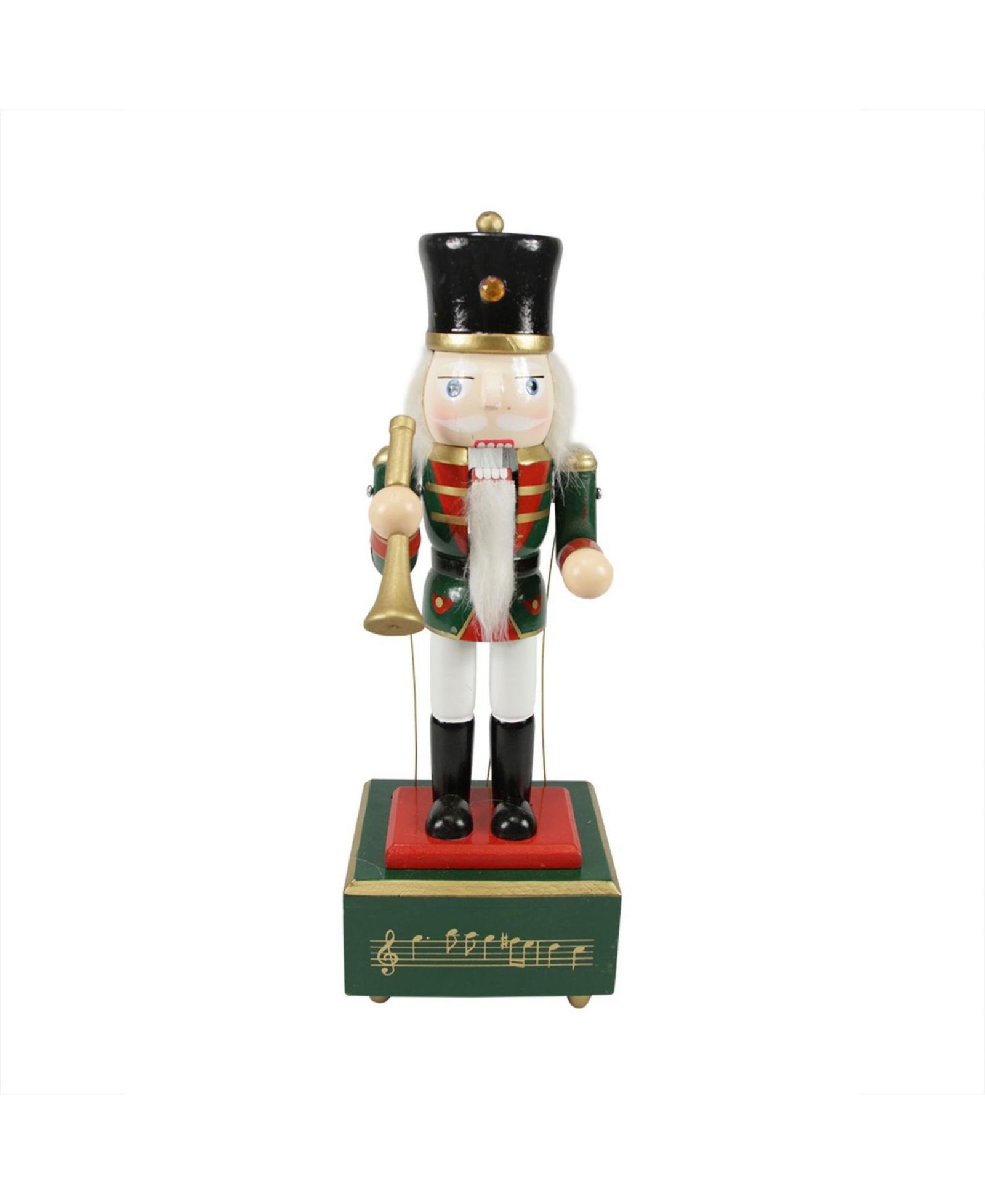 Northlight Animated and Musical Christmas Nutcracker с трубой