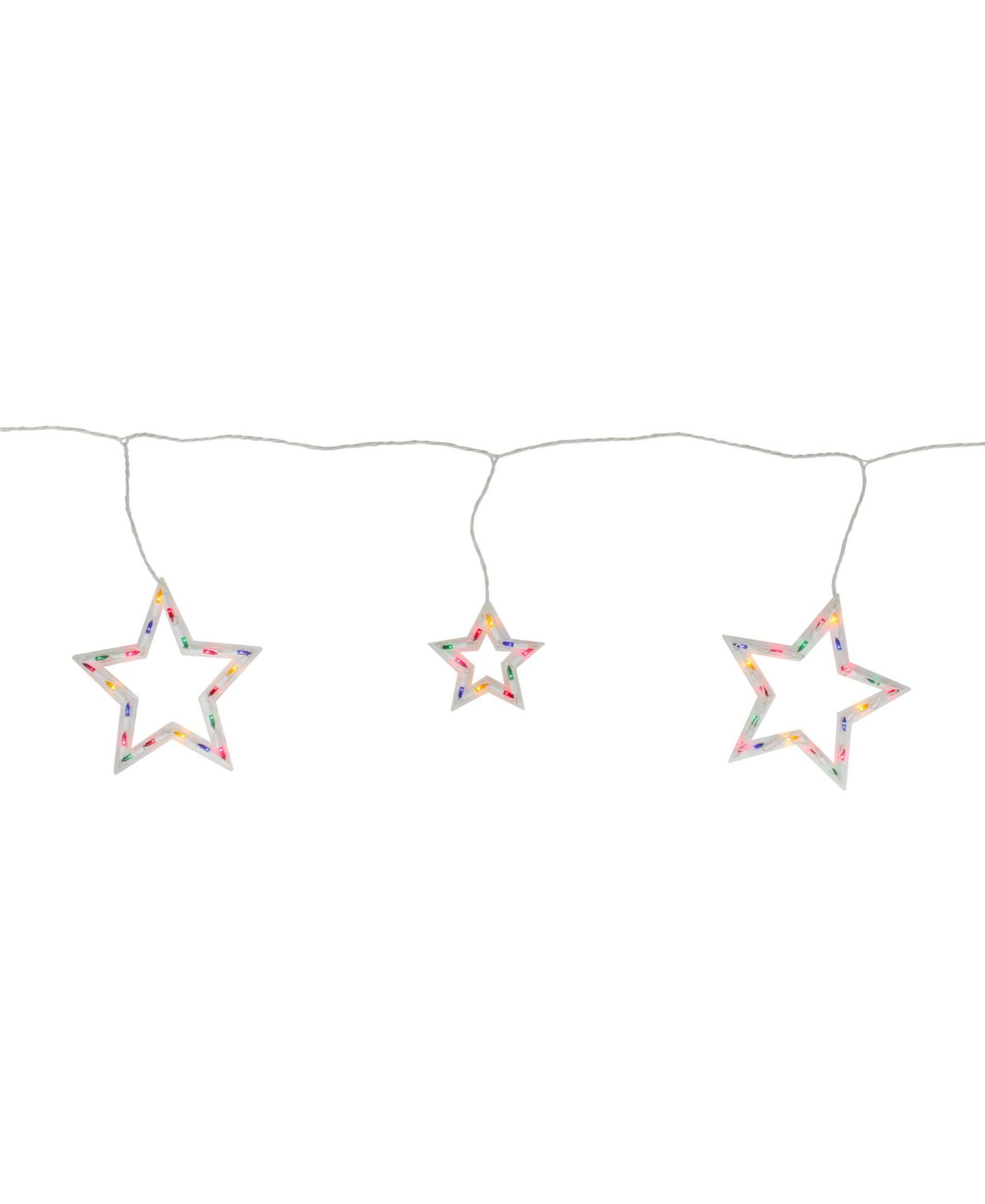 Рождественская гирлянда Northlight Multi-Color Star Shaped Mini Icicle
