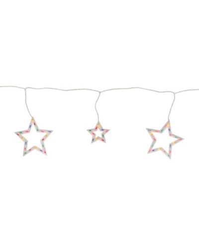 Рождественская гирлянда Northlight Multi-Color Star Shaped Mini Icicle