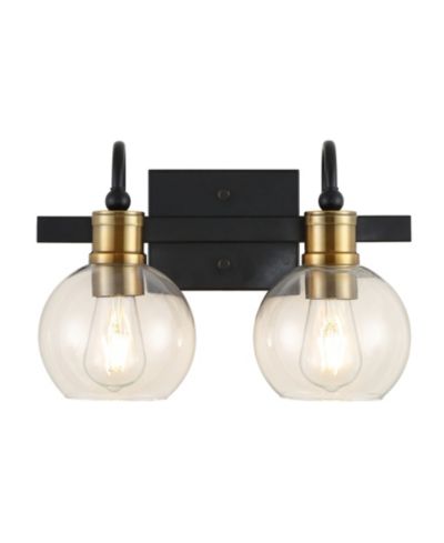 JONATHAN Y LED светильник для туалетного столика Marais 2-Light Rustic Vintage-Inspired