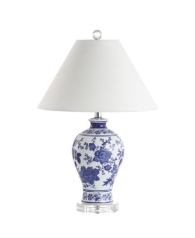 JONATHAN Y настольная LED лампа Song Chinoiserie Floral