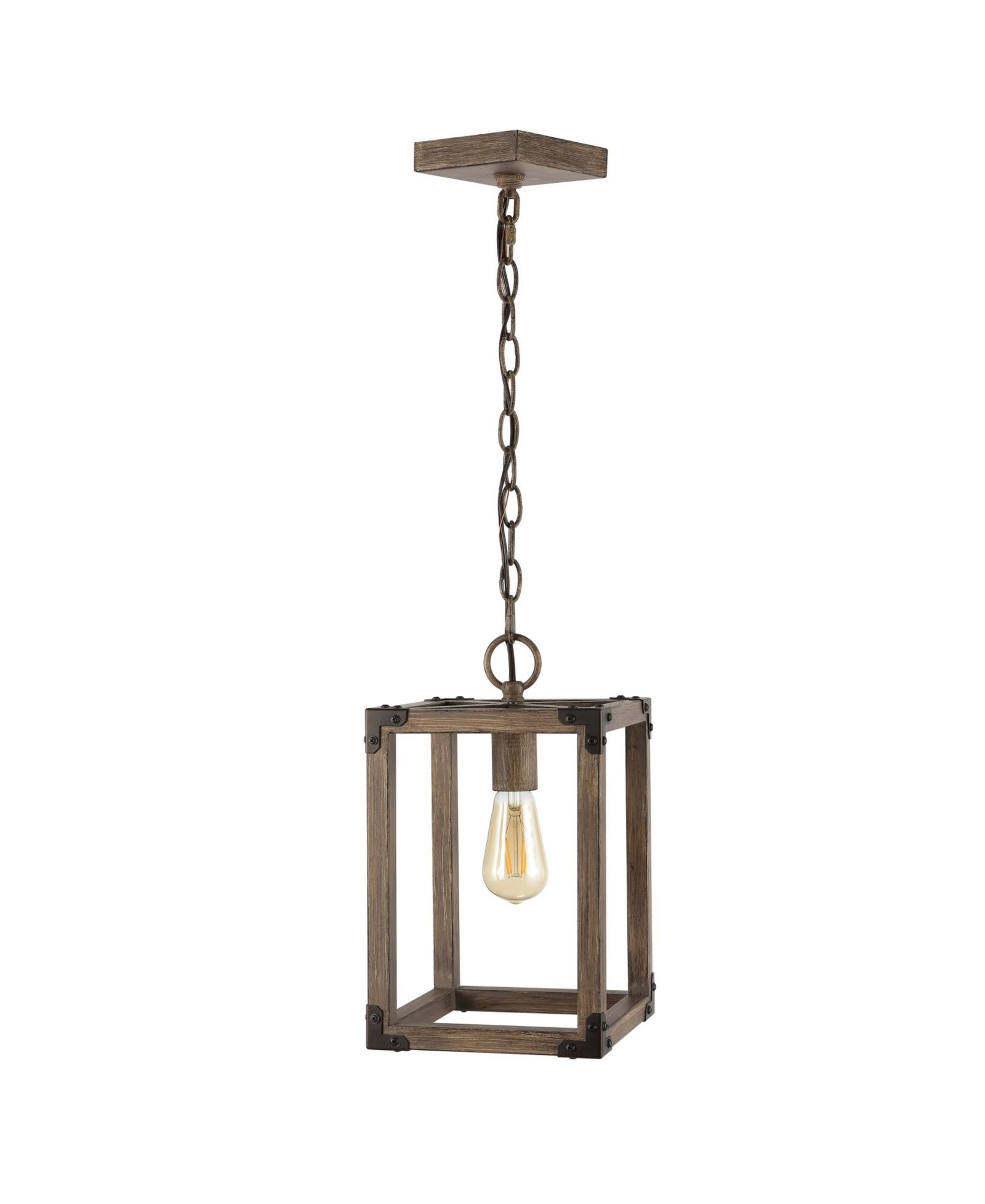Подвесной светильник JONATHAN Y Magnolia Adjustable Rustic Farmhouse LED