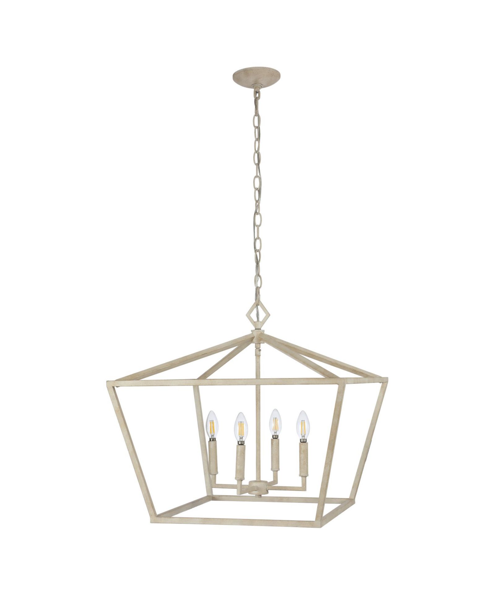 Подвесной светильник JONATHAN Y Gatsby 4-Light Adjustable Rustic Glam LED