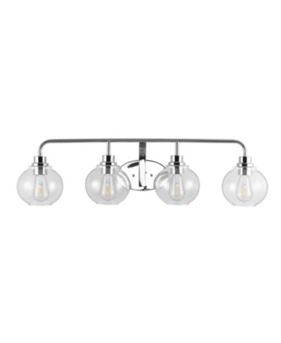 JONATHAN Y Sandrine 4-Light Cottage Rustic LED Vanity Light