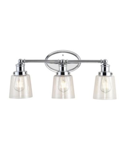 Светильник для туалетного столика Jonathan Y Beverly Iron/Seeded Glass Classic Cottage LED Vanity Light