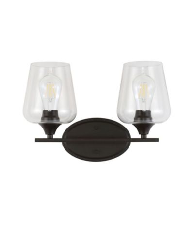 Настенный светильник Jayne Iron/Glass Cottage Rustic LED для туалетного столика