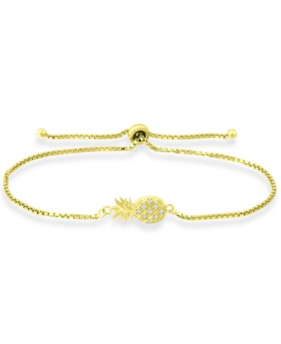 Giani Bernini браслет-боло Pineapple из 18k Gold-Plated Sterling Silver
