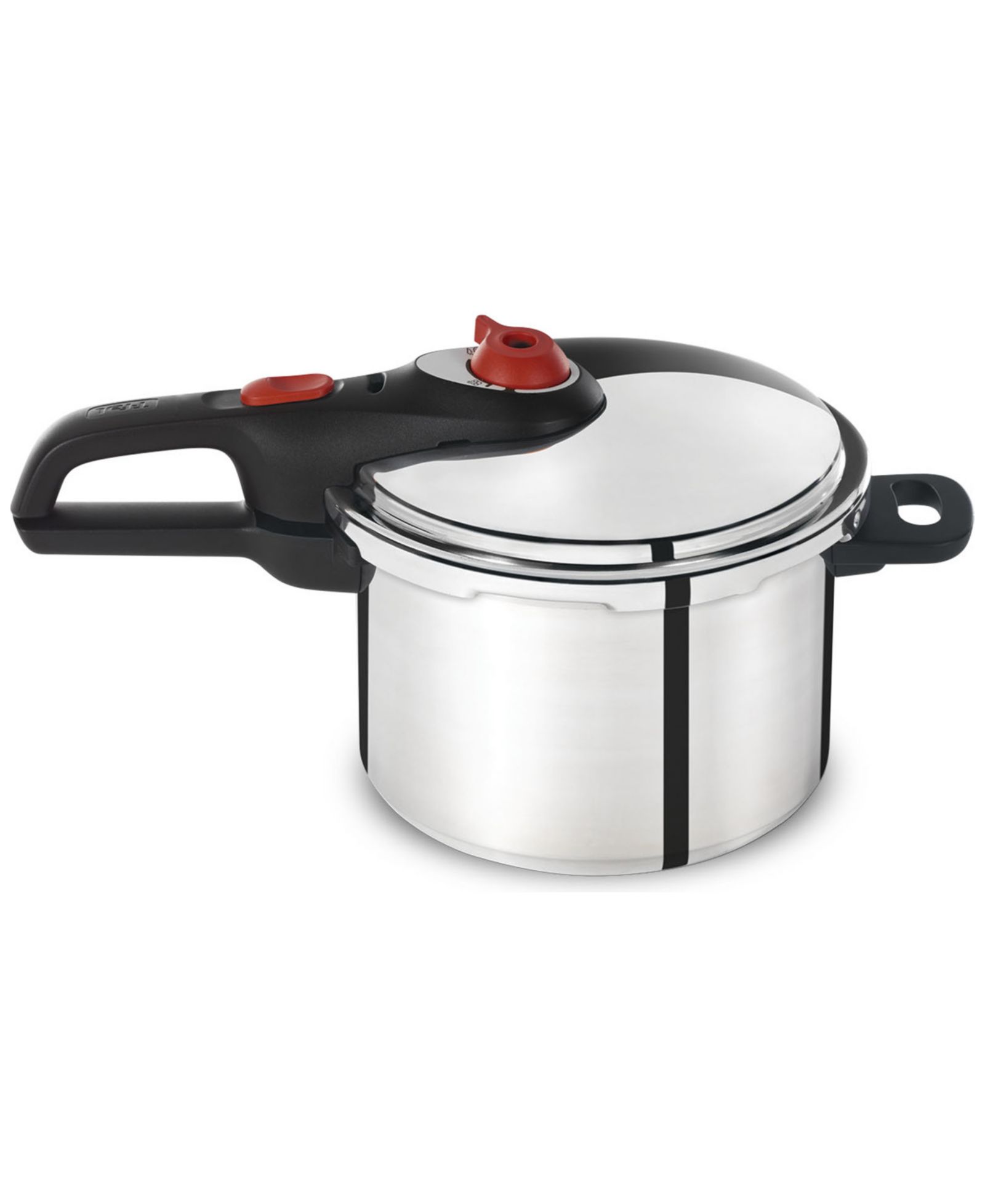 T-Fal Secure алюминиевая кастрюля для приготовления под давлением, 6-Qt.