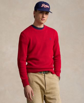 Polo Ralph Lauren мужской хлопковый свитер с круглым вырезом