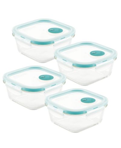 Lock n Lock Purely Better™ Vented 8-Pc. Glass Food Storage Containers, 17-Oz.
