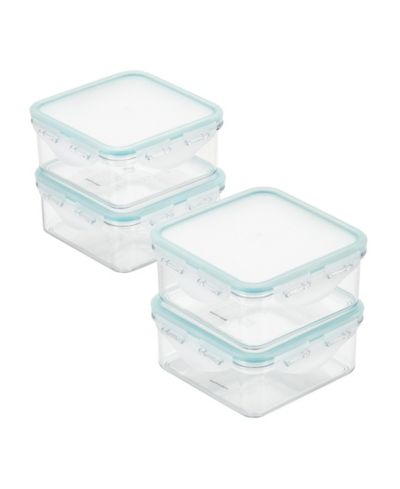 Lock n Lock Purely Better™ 8-Pc. Square Food Storage Containers, 20-Oz.