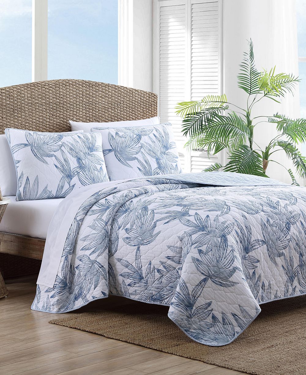 Комплект покрывала Tommy Bahama Home Kayo, 3 предмета, Full/Queen