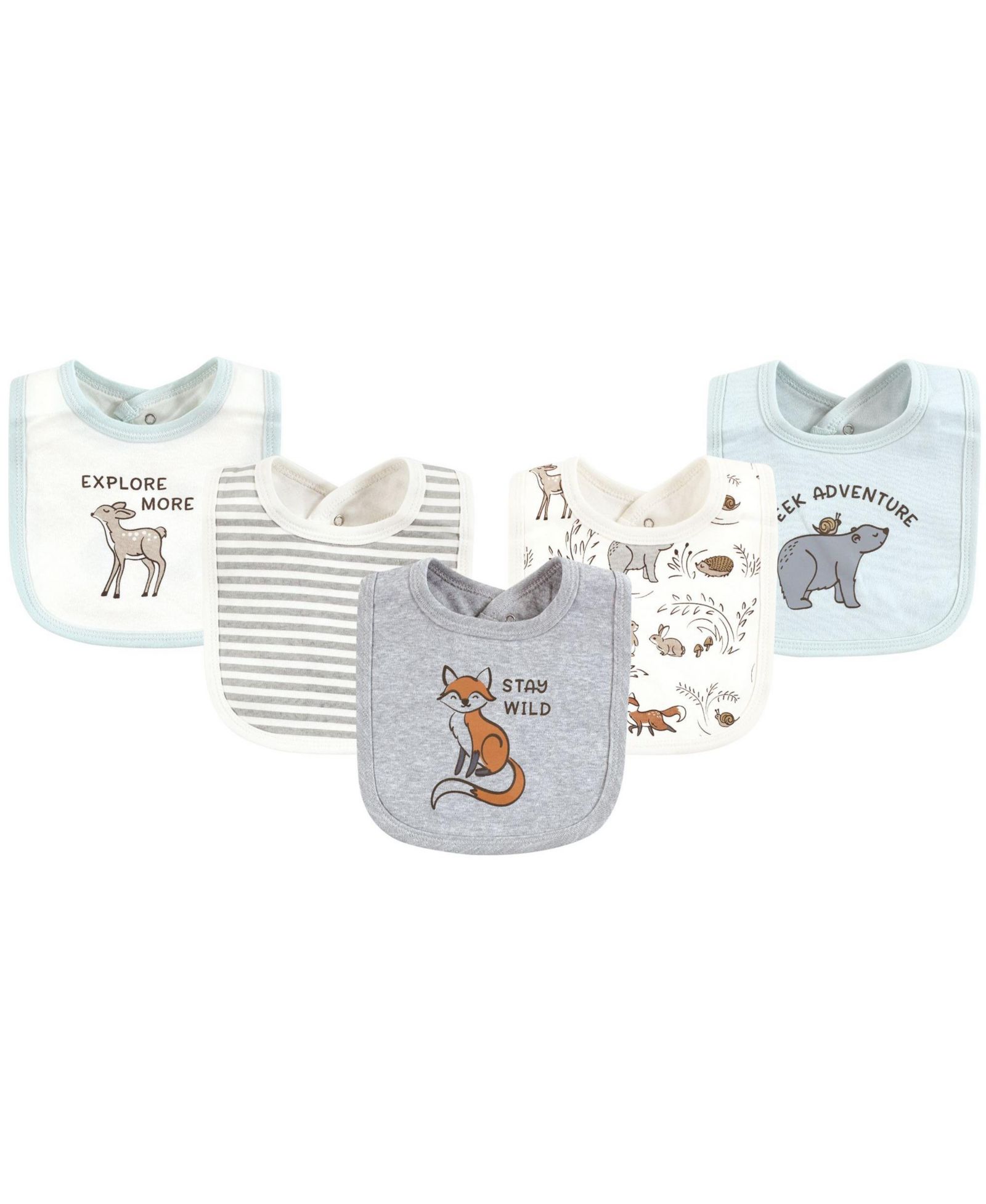 Детские слюняги Touched by Nature Natural Cotton Dribble Bibs