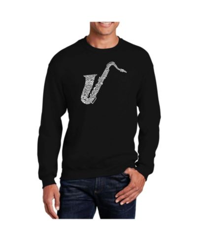 Мужской свитшот LA Pop Art Word Art Sax Crewneck