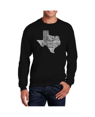 Мужской свитшот LA Pop Art Word Art The Great State of Texas