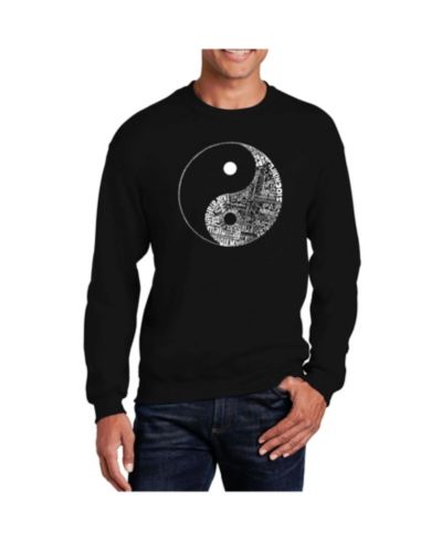 LA Pop Art Мужской свитшот Word Art Yin Yang