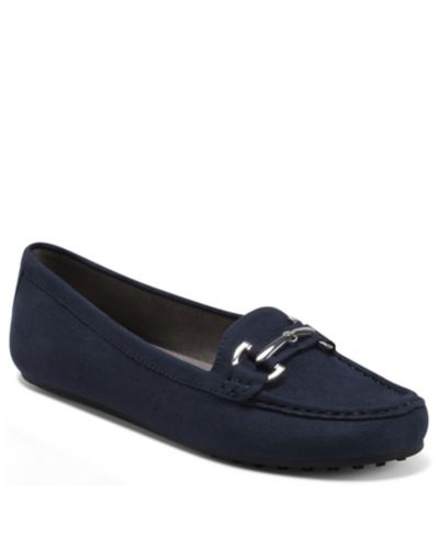 Navy Faux Suede