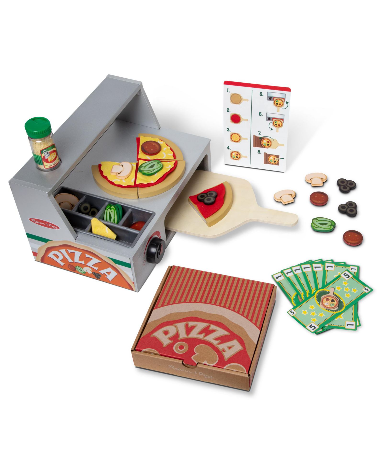 Деревянный набор для игры в пиццу Melissa & Doug, 41 шт.