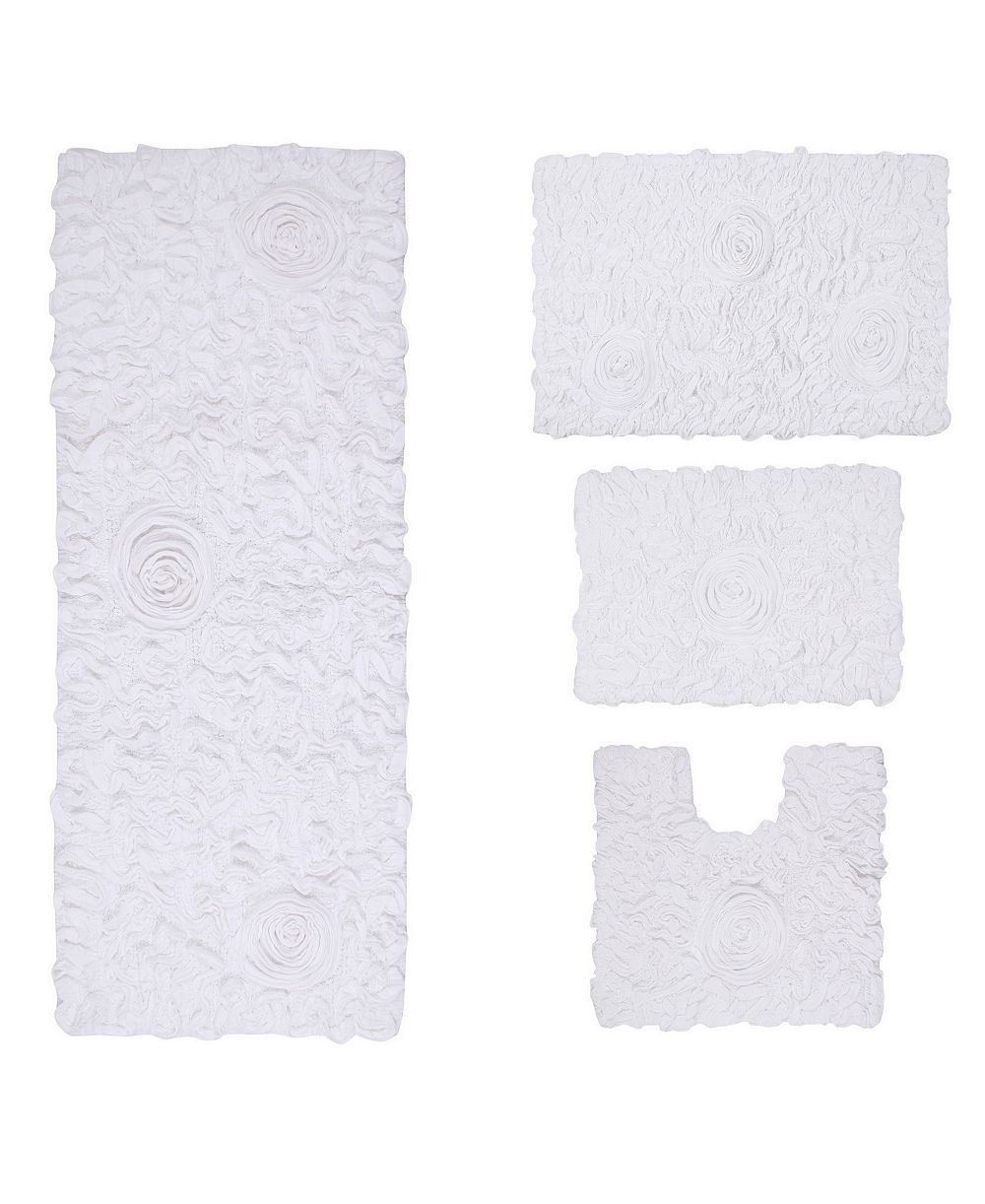 Home Weavers Набор ковриков для ванной Bell Flower 4-Pc.