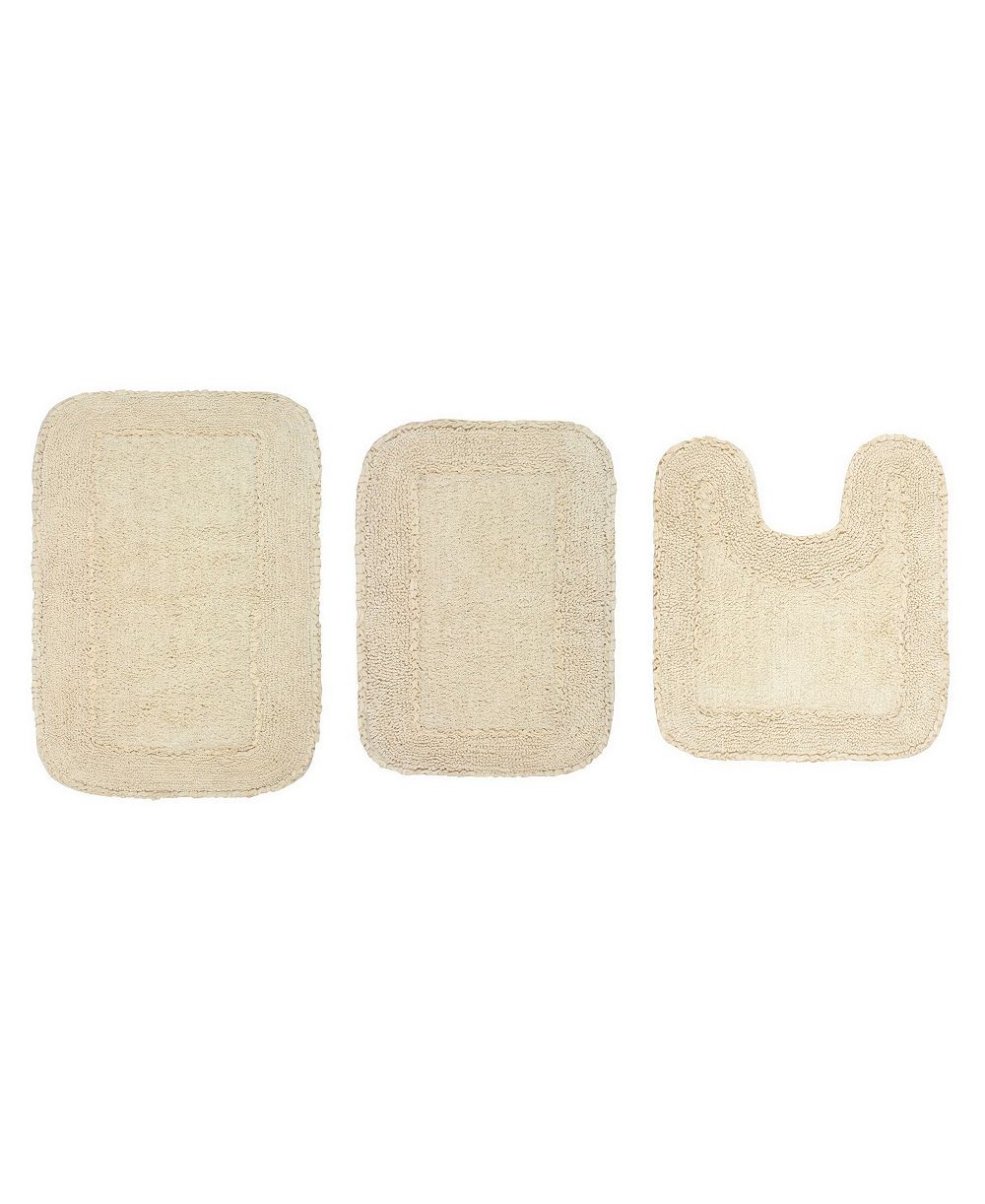 Home Weavers Radiant 3-Pc. Bath Rug Set with Contour