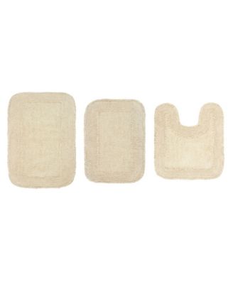 Home Weavers Radiant 3-Pc. Bath Rug Set with Contour