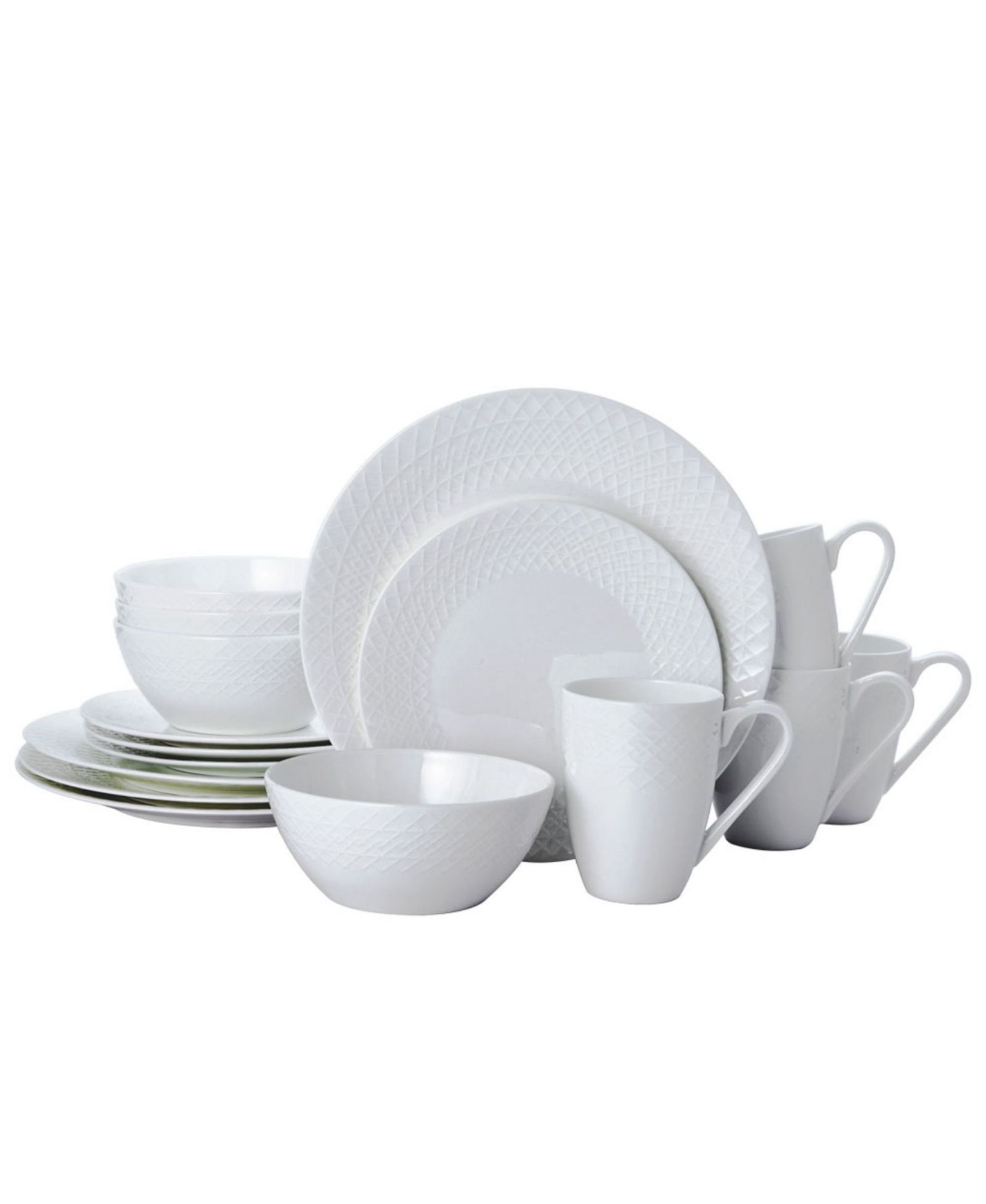 Mikasa Jenna 16 Pc. Dinnerware Set, Service for 4