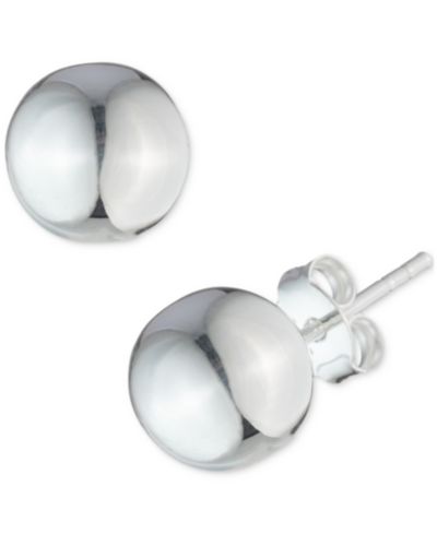Серьги-гвоздики Lauren Ralph Lauren Ball Stud из стерлингового серебра