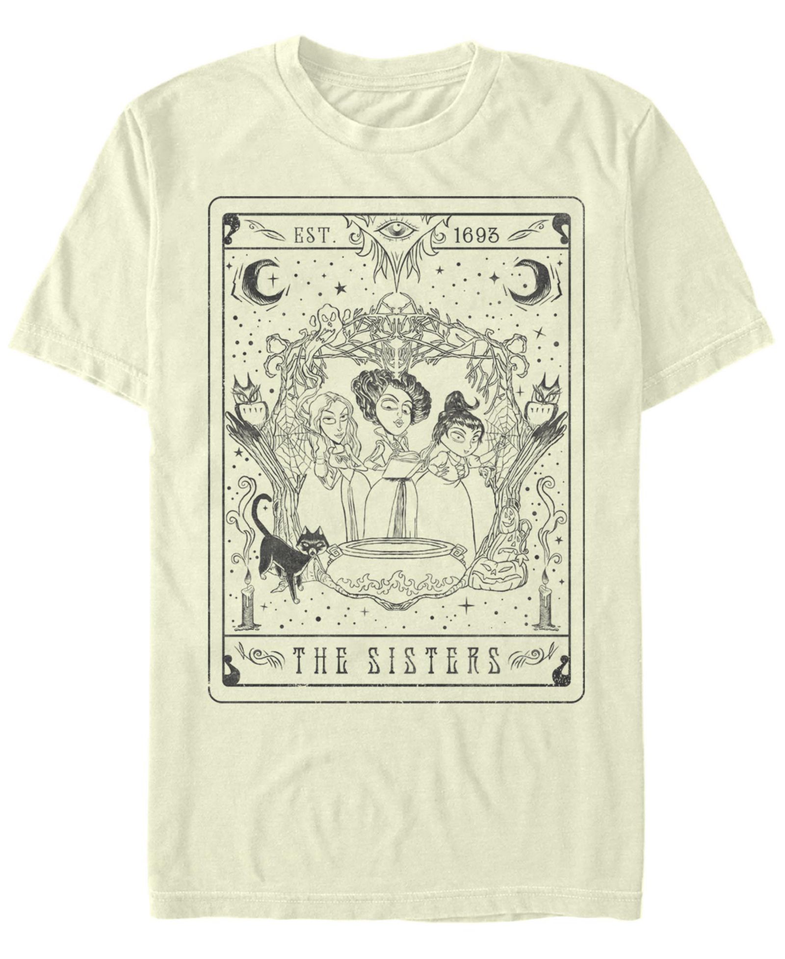 Fifth Sun Hocus Pocus The Sisters Tarot Men's Short Sleeve T-shirt