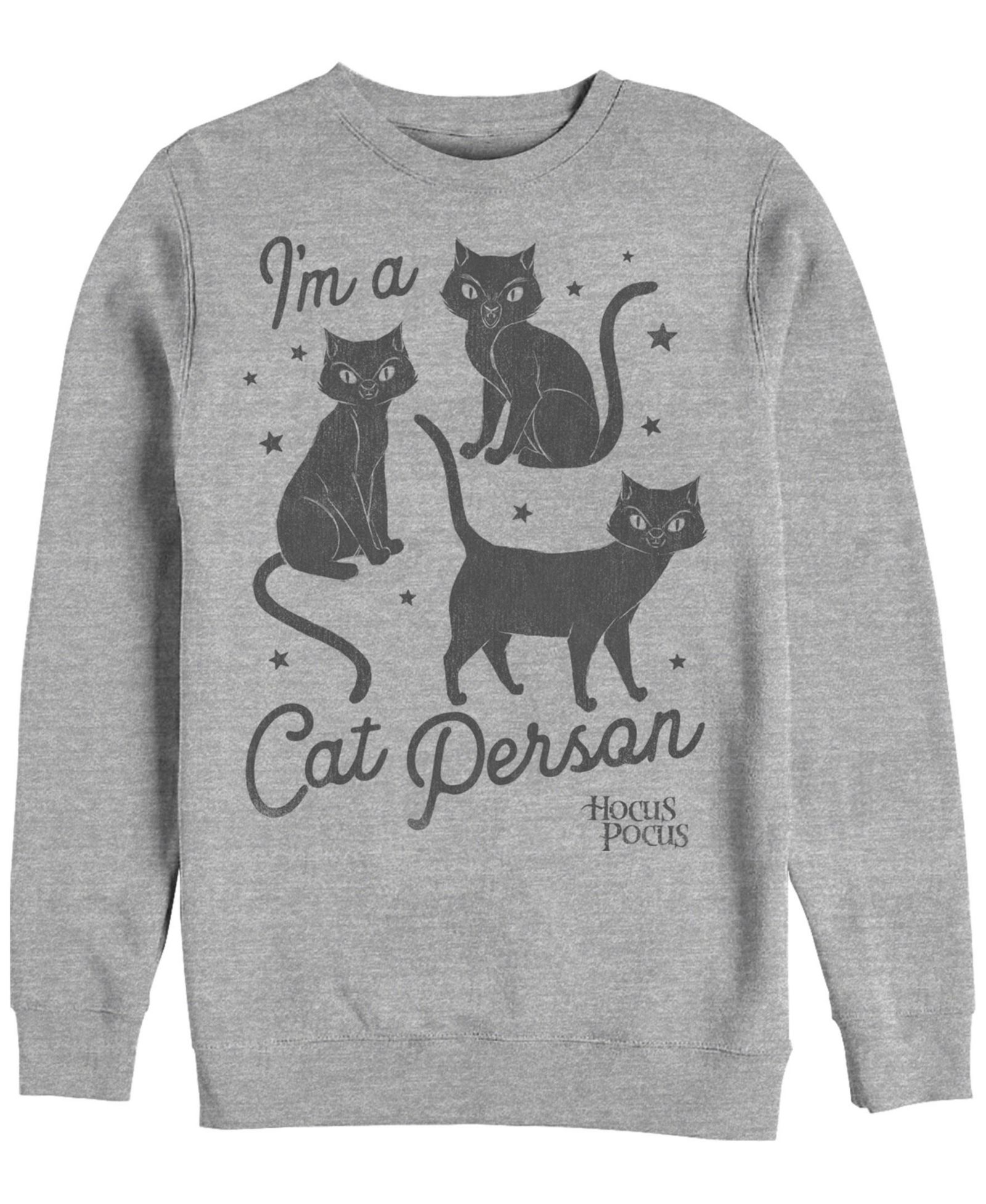 Fifth Sun Hocus Pocus Cat Person Мужской флисовый джемпер с длинным рукавом