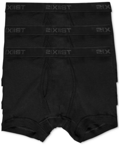2(x)ist Мужское нижнее белье, набор боксеров Essentials, 3 шт